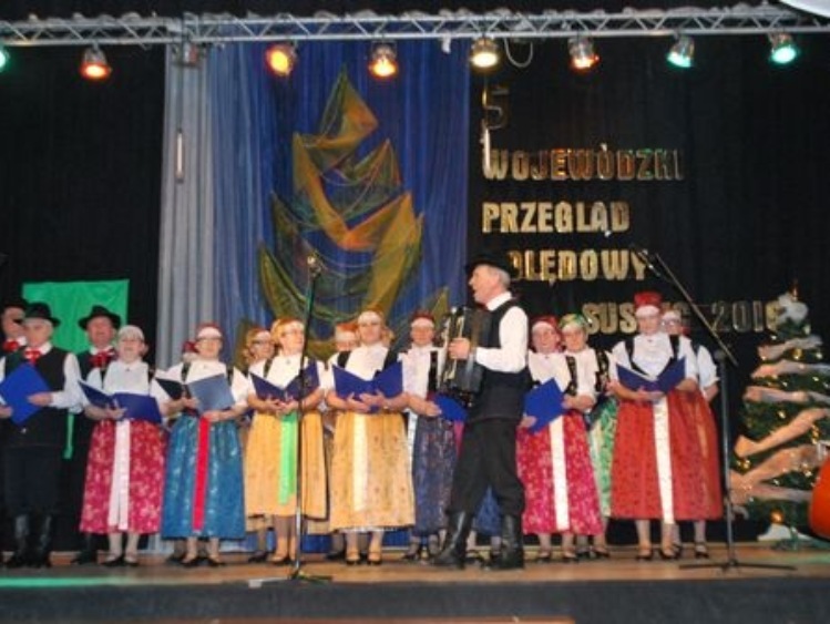 V Wojewódzki Przegląd Zespołów Folklorystycznych w Suszcu